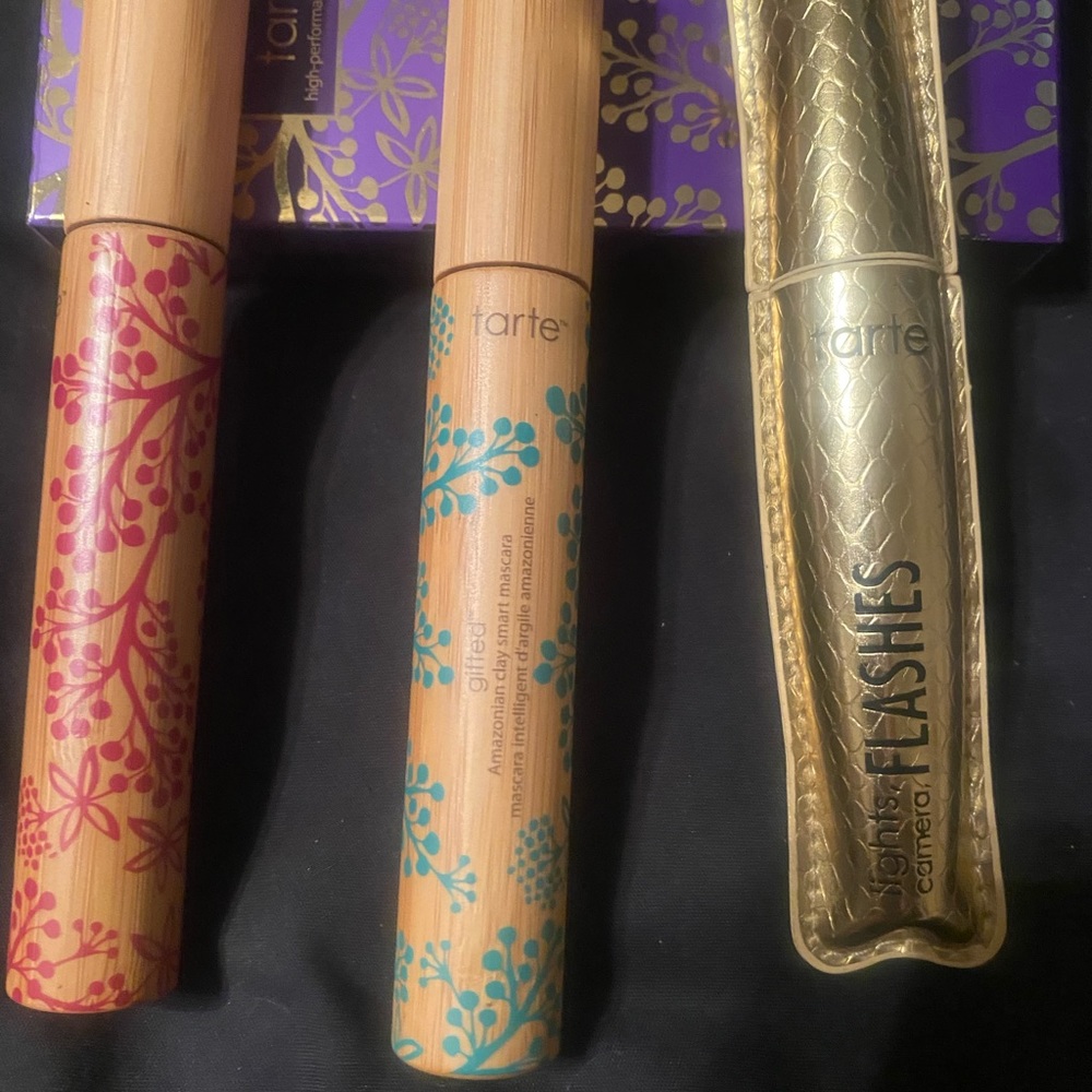 TARTE Unopened Limited Edition 3 Piece mascara set full size